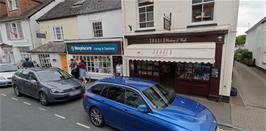 Shaul's Bakery, Topsham, where we had excellent coffees and Easter biscuits